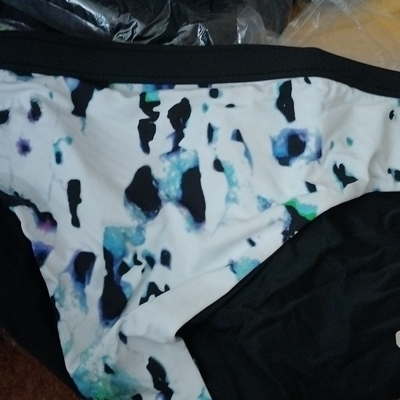 Calia Carrie Underwood Wide Banded Printed Bottoms, Oceanic Camo, XL - Picture 4 of 4